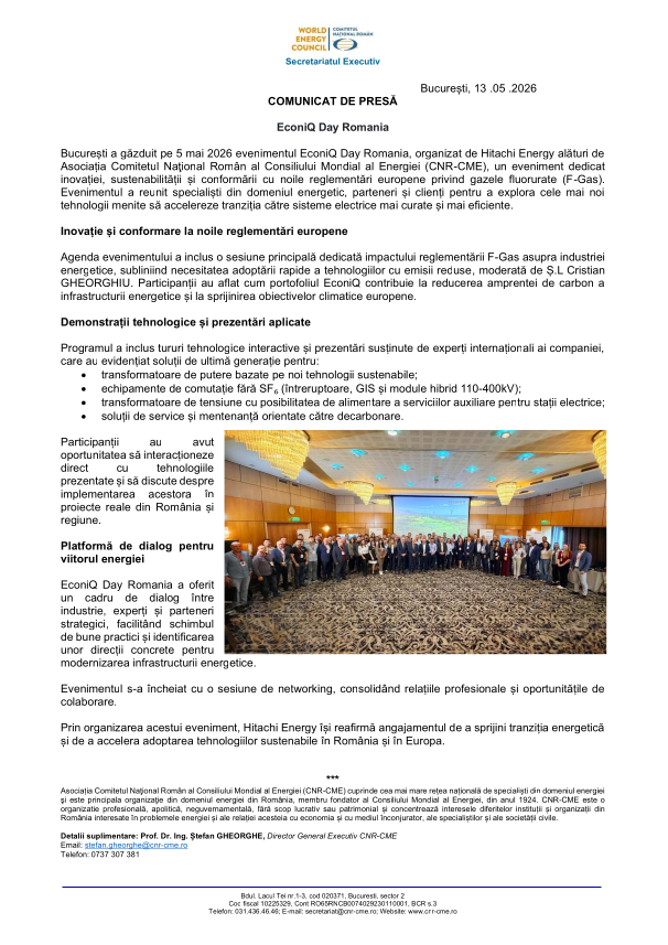 EconiQ Day Romania
